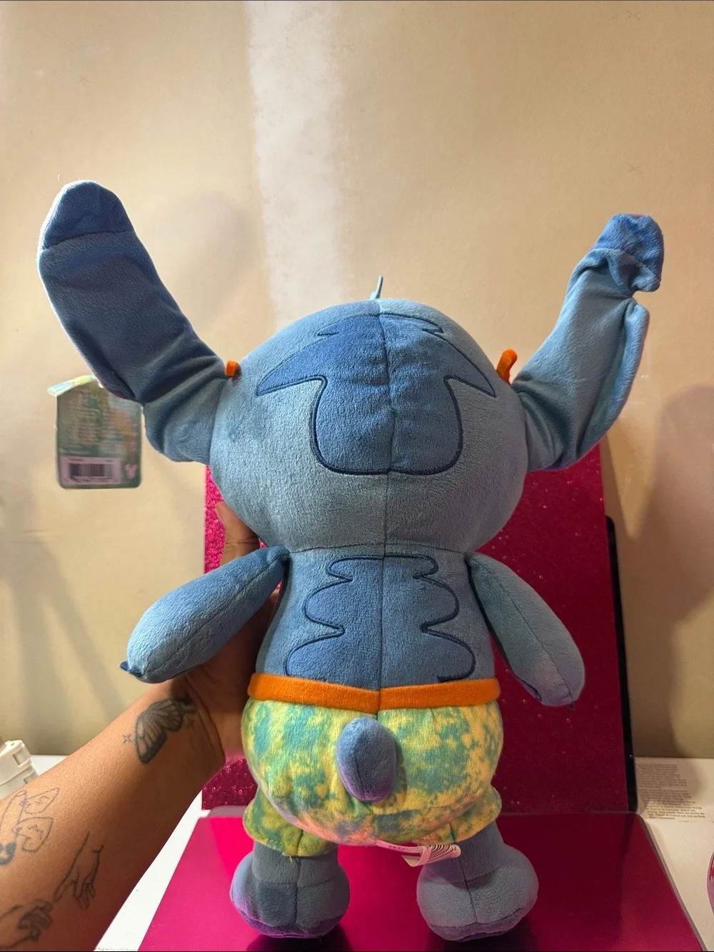 Disney Stitch Plush Toy with Orange Sunglasses - Blue
